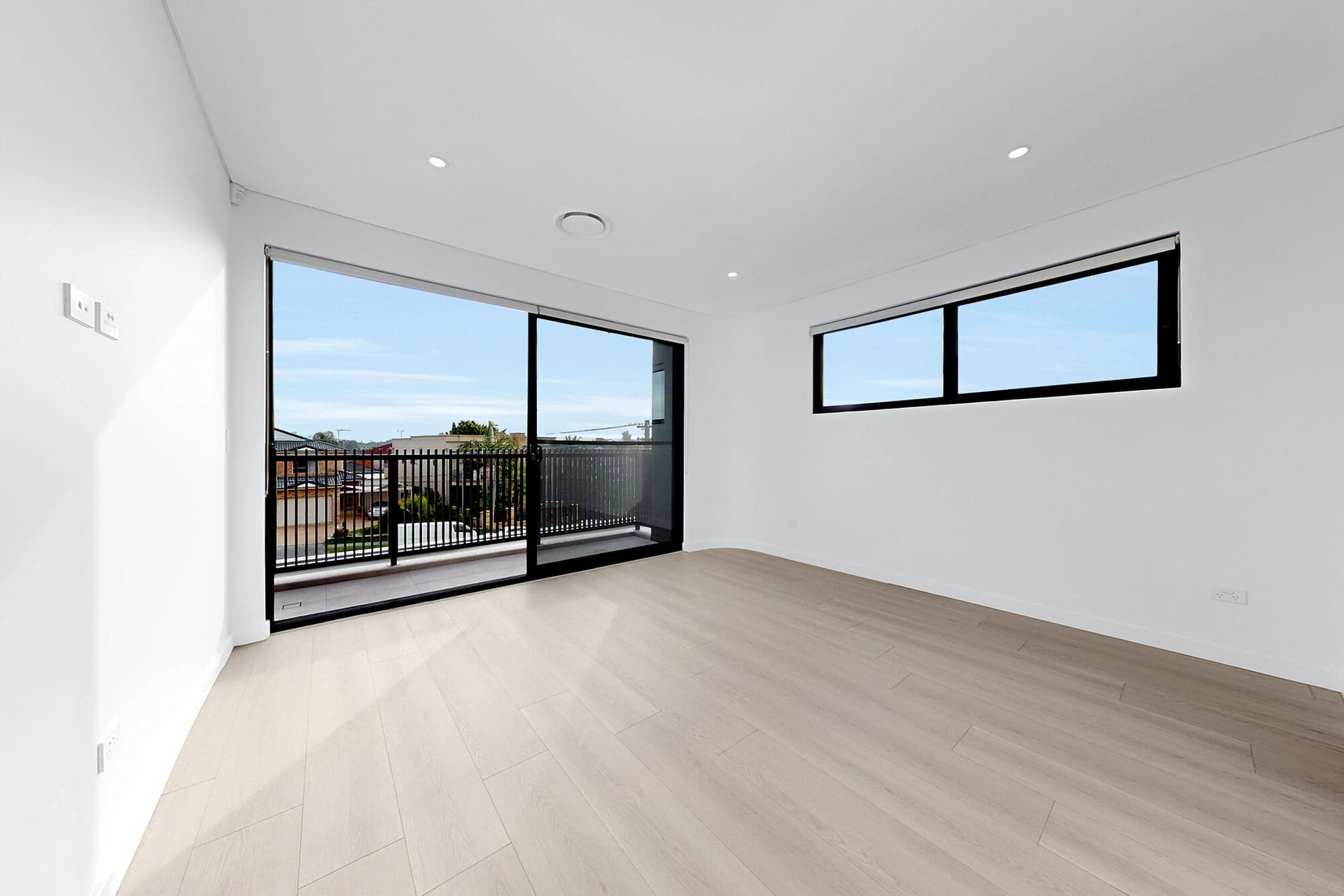 Renovated apartment master bedroom