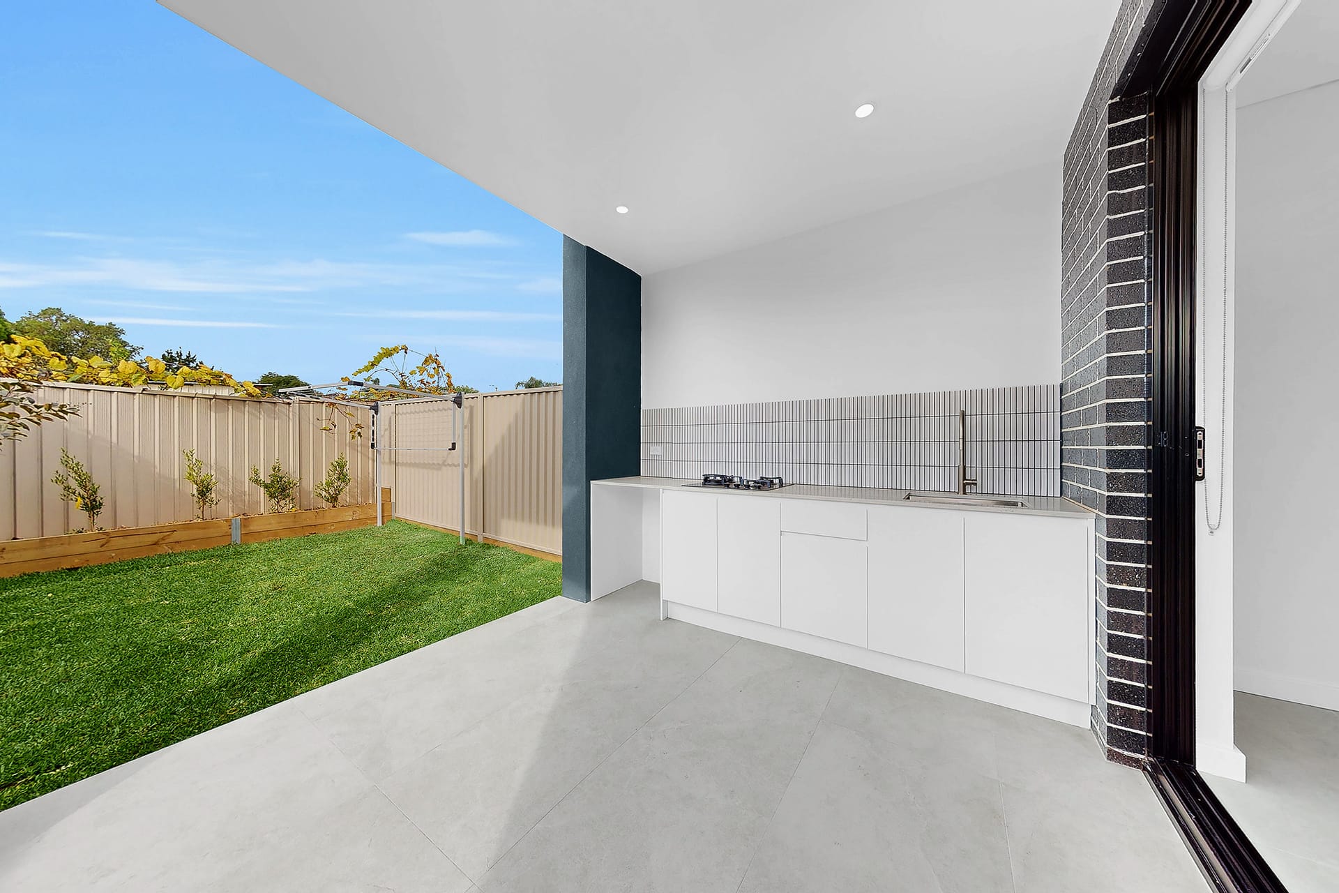 Outdoor entertainment area