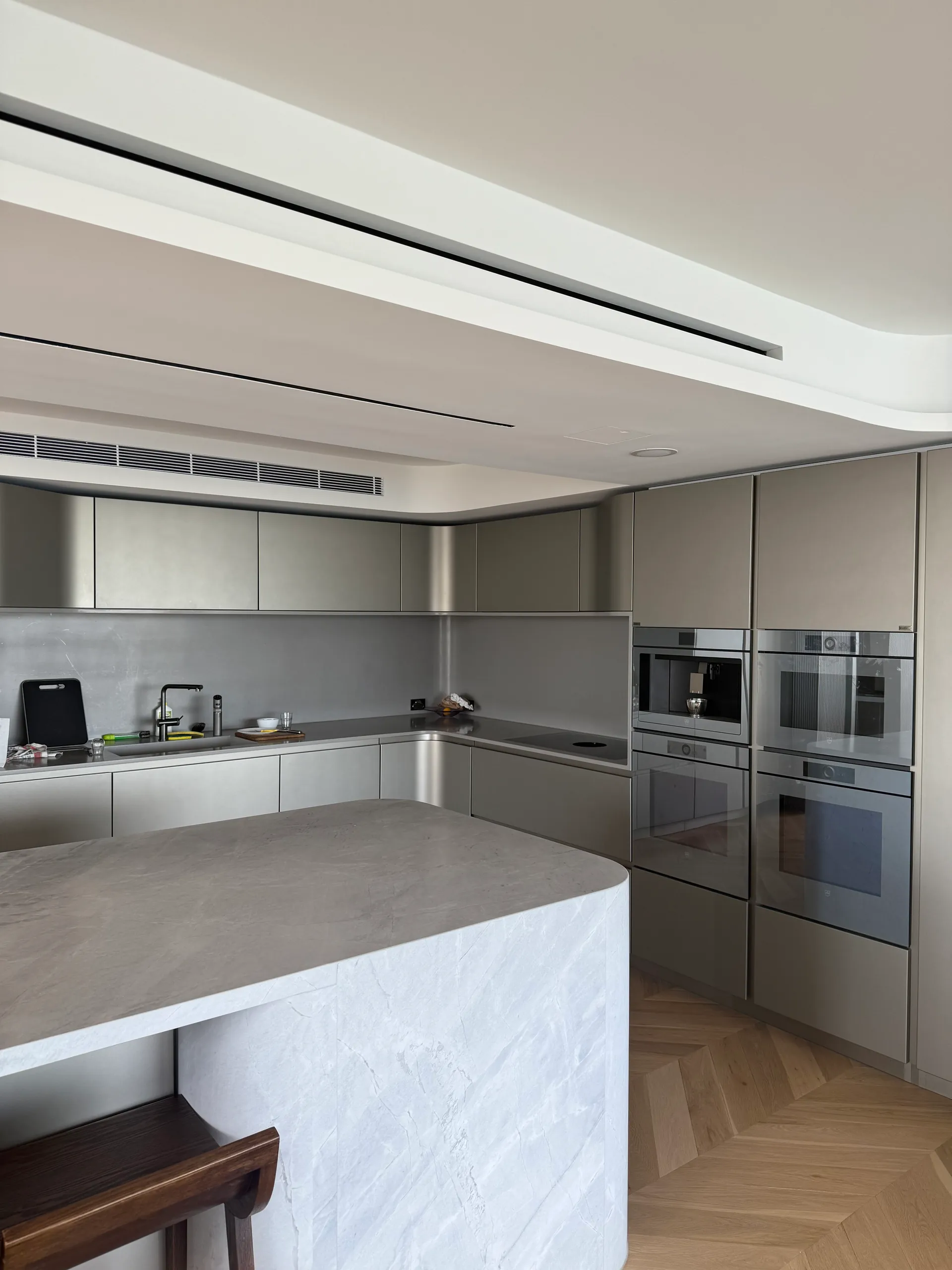 Corner cabinetry detail