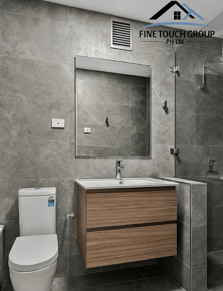 Small bathroom renovation Surry Hills - after