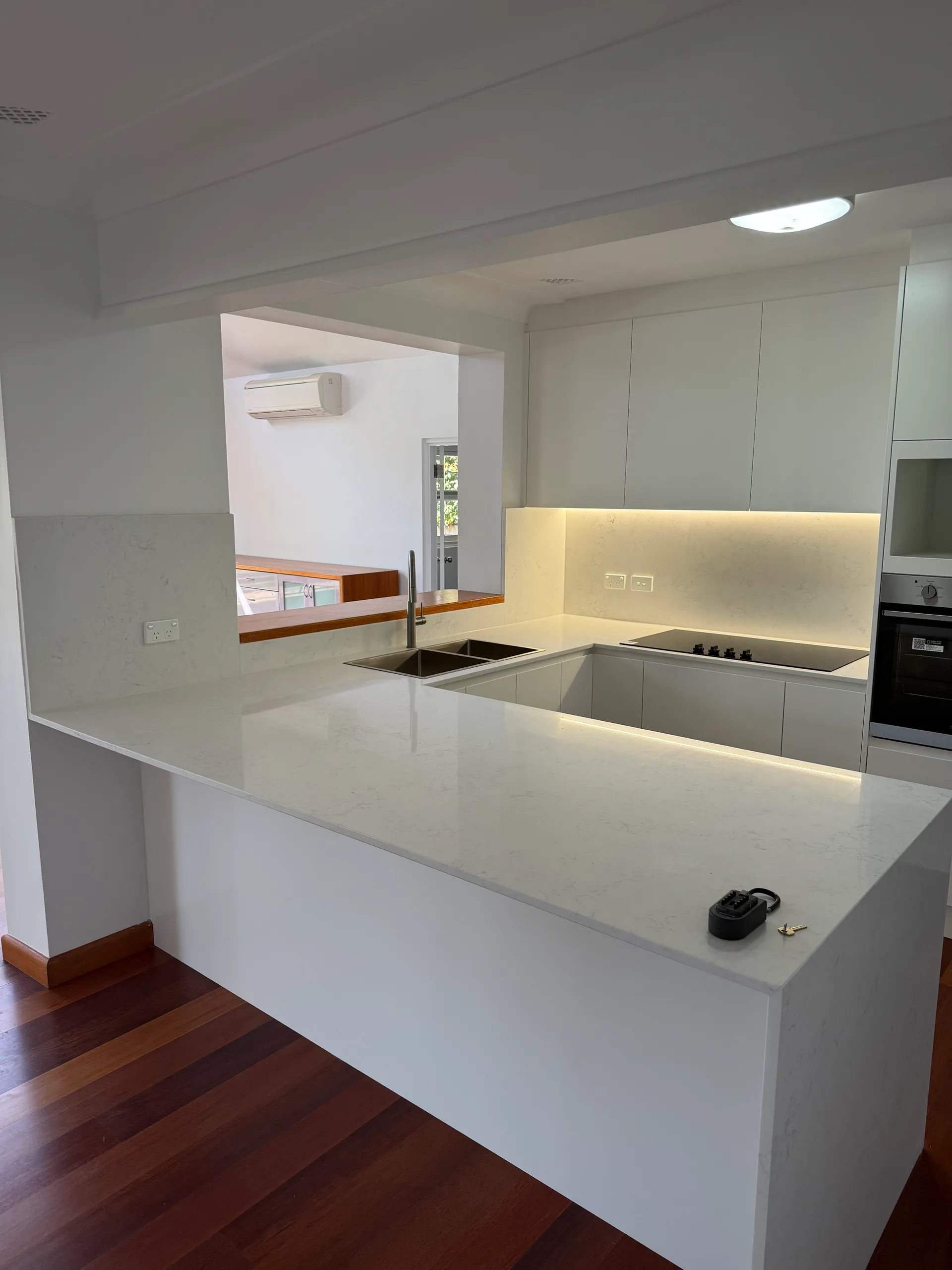 Kitchen breakfast bar with seating