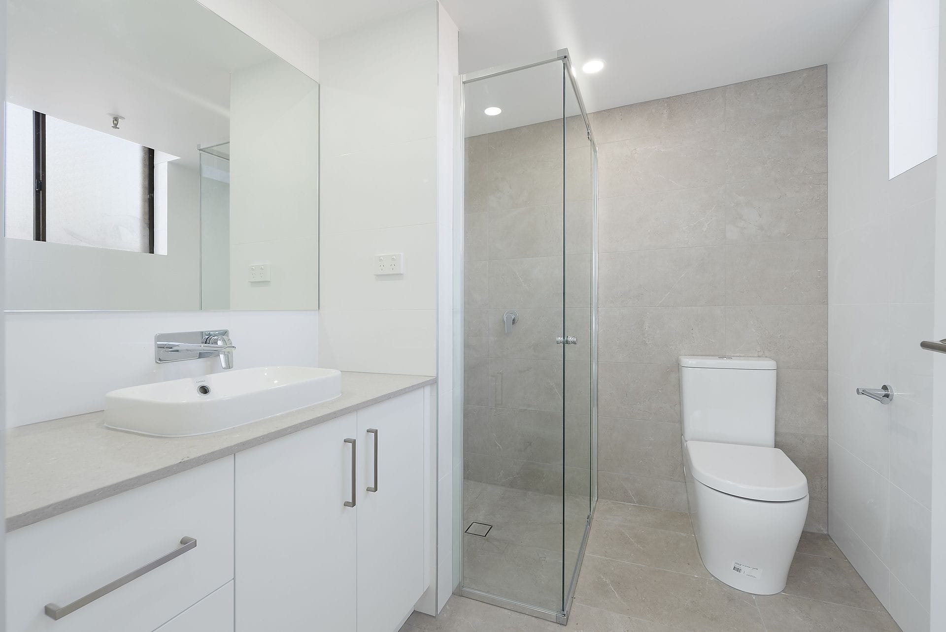 Renovated bathroom